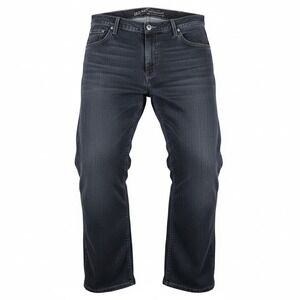 Old Navy Men's Authentic Straight Leg Jeans Dark Wash Denim 42x30 100% Cotton